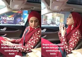 Maybe you would like to learn more about one of these? Mufti Wp Jawab Isu Fathia Latiff Solat Dalam Kereta Jelaskan Hukum Dari Segi Agama