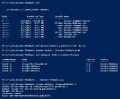 Invoke Thehash Contains Powershell Functions For Performing Pass The Hash Wmi And Smb Command Execution