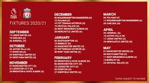 Liverpool fixtures & results from the premier league, champions league, fa cup and. Liverpool Fc Ready To Go Again Reds Here S How Our 2020 21 Premier League Season Looks Facebook