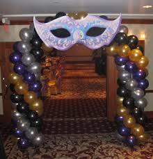 Entrance Black And Gold Balloon Arch Pin By Total Party Llc On Masquerade Theme Sweet 16 Masquerade Masquerade Decorations Masquerade Party Decorations