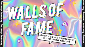 Item not available in hobby lobby stores. Walls Of Fame Silver Holographic Glitter Paint Additive Youtube