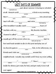 Sneak in some summer learning with our fourth grade summer worksheets. Summer Mad Stories 3 Stories Included Digital Print By Speechiepeep