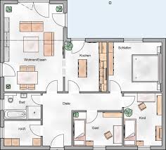 Bungalows von 120qm bis 140qm massivhaus de. Amb Bungalow 107w Amb Massivhaus Gmbh Co Kg