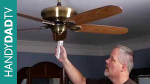 Remote controller does not work. How To Install A Ceiling Fan Remote Control Youtube