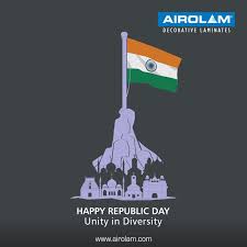 Unity In Diversity Happy Republic Day Airolam Laminates Brand India Jan26 Happyrepublicday Republic Day Republic Day India Diversity Poster