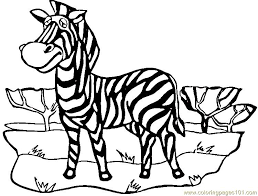 Day dead makeup girl flowers hair coloring sheet. African Zebra Coloring Page For Kids Free Africa Printable Coloring Pages Online For Kids Coloringpages101 Com Coloring Pages For Kids