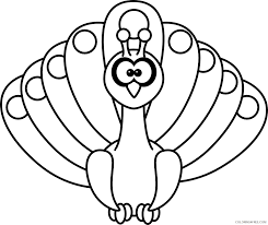 What better way to relax on a hot summer day than to chill in the shades and color this peacock coloring page for adults! Peacock Outline Coloring Pages Peacock Feather Border Free Printable Coloring4free Coloring4free Com
