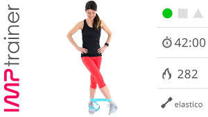 Esercizi Per Gambe E Glutei Con Elastico E A Corpo Libero Allenamento Allenamento Brucia Grassi Esercizi