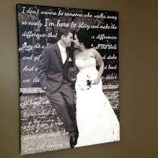 Lyrics To Your Favorite Song Together Printed On Custom Canvas Hung In Your Home Oh My God Such Wedding Photo Canvas Canvas Wedding Pictures Wedding Canvas