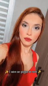É sobre ser gostosa de rosto 😜 #fy #fyp #ruiva #redhair #vaiprofycara...