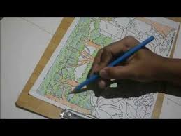 Mewarnai Dengan Pensil Warna Youtube