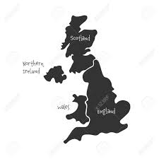 Sonne was ist warm und steht am himmel? Grossbritannien Alias Grossbritannien Grossbritannien Und Nordirland Handgezeichnete Leere Karte Geteilt In Vier Lander England Wales Schottland Und Ni Einfache Flache Vektor Illustration Lizenzfrei Nutzbare Vektorgrafiken Clip Arts