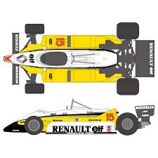 1 20 Renault Re30b 1982 Decals Tamiya Shk D233 Shunko Models Renault Renault Formula 1 Tamiya