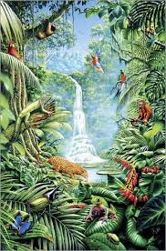 Gareth Williams Save The Rainforest Jungle Art Christmas Paintings Christmas Drawing