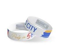 Custom Tyvek® RFID Disposable Wristband Type 2 Full Color ...