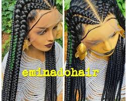 Braided Wig, Braidwig, Braidswig. Closure Wig Senegalese Twist. Short Light  Wig, Ready to Ship. Handmade Uk Wig