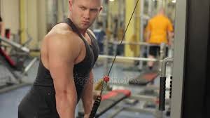 man during workout bodybuilder