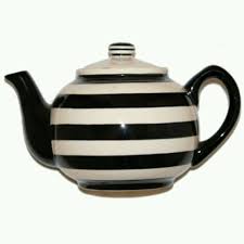 Black And White Checkered Tea Kettle Black And White Teapot Tea Pots Tea White Tea