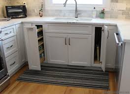 White Kitchen Cabinets With Pullout Spice Cabinet Complete Kitchen Remodel From Start To Finish By Vill Complete Kitchen Remodel Kitchen Remodel At Home Store