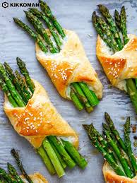 Puff Pastry Wrapped Asparagus Recipe Side Dishes For Salmon Asparagus Side Dish Asparagus Recipe