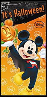 Halloween Disney Mickey Minnie Mouse Party Door Poster Banner Decoration Ps Halloween Party Themes Disney Halloween Halloween Theme Party Decorations