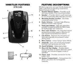 The screen here is reminiscent of the cr68, which isn't a bad thing, but it just doesn't appear as clean. Amazon Com Whistler Xtr 540 Cordless Radar Detector