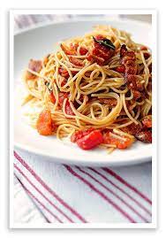 Bacon Tomato Capellini Tomato Pasta Recipe Bacon Tomato Pasta Bacon Tomato