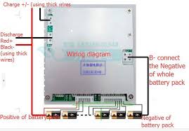 Wiring Diagram For 16 24s Lithium Battery Bms Lipo Battery Lipo Protection