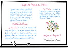 Pour La Fete De Paques Un Peu De Lexique Lezioni Di Francese Francese