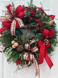 Top 50 Best Diy Christmas Wreath Ideas You Need To Try Gift Ideas Corner Christmas Wreaths Diy Christmas Wreaths To Make Christmas Decorations Rustic