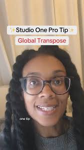 Have you used global transpose in Studio One Pro?, ., #femalemusicproducer  #musicproducer #studioonepro #presonusstudioone #seidschallenge