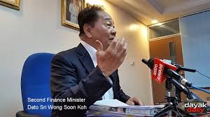 He should have some authority, or at least he should support our proposal. Dayakdaily Second Finance Minister Dato Sri Wong Soon Facebook