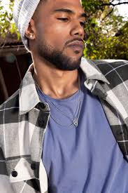 Buy Spear Necklace for Men, Groomsmen Gift, Men's Necklace With a Silver  Triangle Pendant, Silver Chain, Gift for Him, Tribal Viking Necklace Online  in India