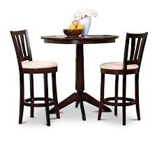 290 Amazon Com Espresso Counter Height Dining Bar Table And 2 Bar Stools Set Furniture Dec Small Kitchen Table Sets Small Kitchen Tables Kitchen Bar Table