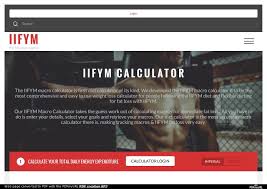 ppt macros calculator iifym