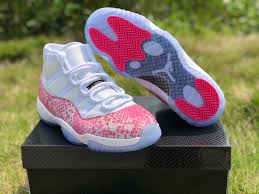 The secret to the shoe's success is the versatility of the sneaker. Air Jordan 11 High Retro Snakeskin White Pink For Sale Jordans For All