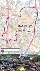 Street Map Of Banbury The Bid Area Map - Banbury Bid