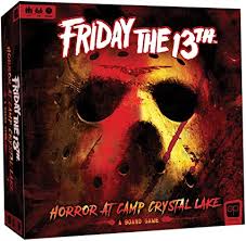 13 scary logos for friday the 13th. Amazon Com Friday The 13th Horror At Camp Crystal Lake Press Your Luck Game Watch Out For Jason Voorhees Featuring Classic Horror Film Tropes Characters Icons Collectible Horror