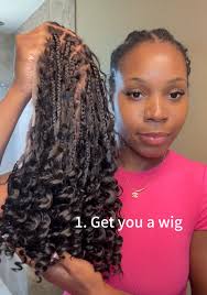 HOW TO INSTALL A KNOTLESS BRAID WIG IN MINS!!💓✨