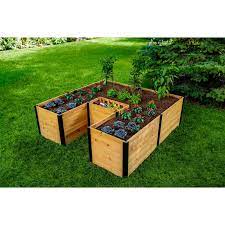 5,000 brands of furniture, lighting. Vita Mezza 6 Ft X 6 Ft Keyhole Composting Wood Raised Garden Bed Reviews Wayfair