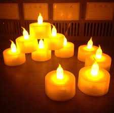 17 90 24 X Realistic Led Flickering Candles Lights W Batteries Great Ambience For Proposal Events Weddi Led Tea Lights Led Candle Lights Led Tealight Candles