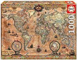 Plus we use 100% recycled board for all of jigsaws. Antique World Map 1000 Piece Puzzle Buy Online At Best Price In Uae Amazon Ae