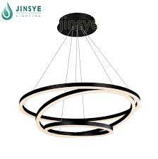 Deralan modern led chandelier lighting dimmable ceiling dining room chandeliers contemporary living room light fixtures hanging 3 ring foyer bedroom pendant lights cool white black. European Dining Room Led Chandelier Modern Black Acrylic Pendant Light Circular Led Ring Chandelier Buy Led Ring Chandelier Pendant Light Chandelier Modern Product On Alibaba Com