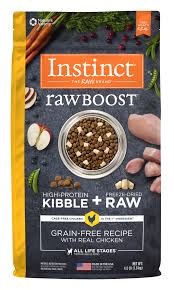 Makes 11 pounds of raw food. Instinct Raw Boost Grain Free Recipe With Real Chicken Instinct Pet Food