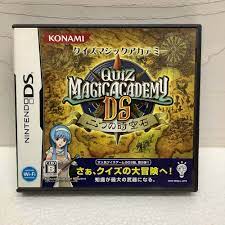 ตลับแท้ [DS] Quiz Magic Academy DS: Futatsu no Jikuu Koku (NTR-P-BQ2J) |  Lazada.co.th