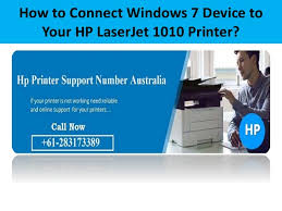 (it works with windows 8.1, but i got a comment, that it works with windows 10 as well.). How To Connect Windows 7 Device To Your Hp Laserjet 1010 Printer