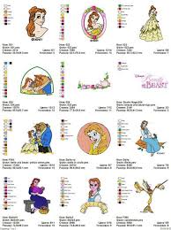 Aladdin Snow White Pocahontas Beauty And The Beast 94 Embroidery Designs Free Ma Sewing Embroidery Designs Disney Embroidery Embroidery Design Download
