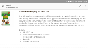 Silica gel for drying flowers michaels. Best Michael S Flower Drying Art Silica Gel And Rubbermaid Containers For Sale In Uxbridge Ontario For 2021