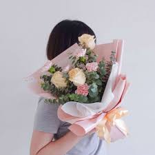 Big bouquet of flowers delivered. Mother S Day Malaysia 2021 Carnation Rose Bouquet Afterrainflorist