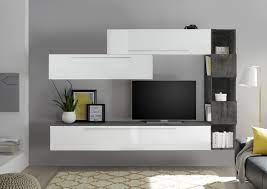 Iâ€™m going to start with a new tv stand. Design Wohnwand Modern Gunstig Online Kaufen Mobel Lux